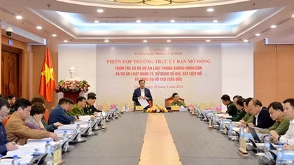 Cần thiết phải sửa đổi Luật Quản lý sử dụng vũ khí, vật liệu nổ và công cụ hỗ trợ
