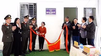 Dấu ấn CAND trong chương trình xóa nhà tạm, nhà dột nát