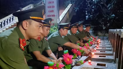 Tuổi trẻ CAND tri ân các gia đình thương binh, liệt sĩ ở Tây Ninh