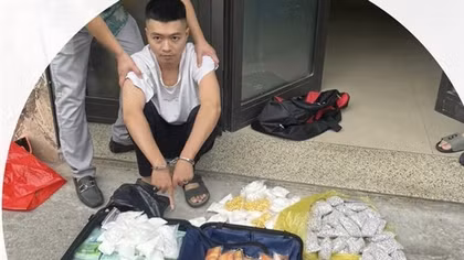 Ngụy trang ma túy tổng hợp trong các túi bột rau má