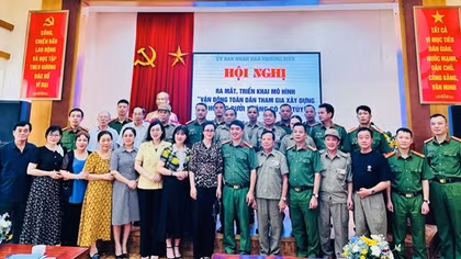 Ra mắt mô hình điểm “Vận động toàn dân tham gia xây dựng phường không có ma tuý"