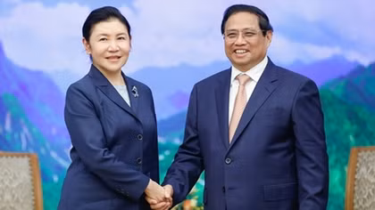 Thủ tướng Phạm Minh Chính tiếp Bộ trưởng Bộ Tư pháp Trung Quốc