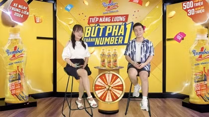 Săn giải dễ dàng từ chương trình “Xé ngay trúng liền” của nước tăng lực Number 1