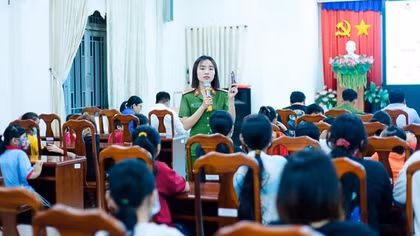 Nữ Đại úy là công dân trẻ tiêu biểu của tỉnh Bình Dương