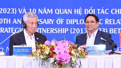 Phát huy vai trò tiên phong, xung kích thúc đẩy mối quan hệ Việt Nam - Singapore