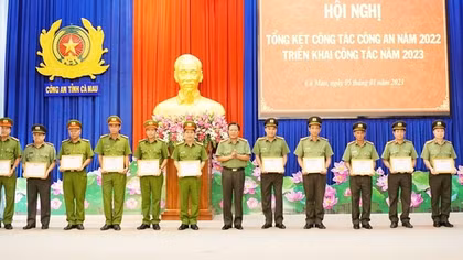 Công an Cà Mau nâng cao tỷ lệ điều tra, khám phá án