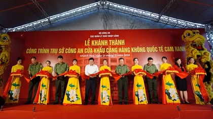 Khánh thành trụ sở Công an Cửa khẩu Cảng Hàng không Quốc tế Cam Ranh