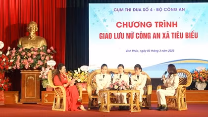 Tôn vinh các nữ Công an xã, phường, thị trấn thi đua hoàn thành xuất sắc nhiệm vụ