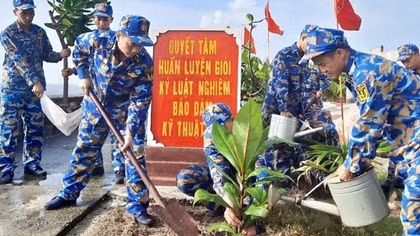 Tết trồng cây trên quần đảo Trường Sa