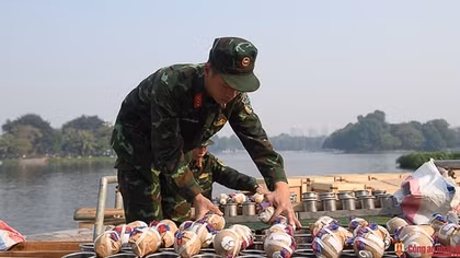 Trận địa pháo hoa tại Hà Nội sẵn sàng khai hỏa đêm giao thừa