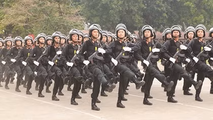 Hôm nay, Luật Cảnh sát cơ động chính thức có hiệu lực thi hành
