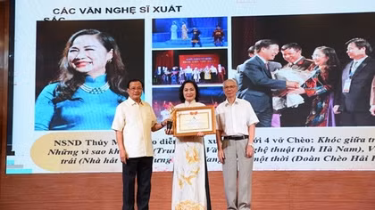 Trao tặng giải thưởng Đào Tấn năm 2022