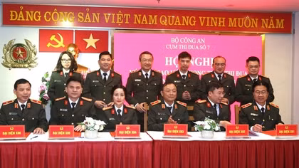 100% đơn vị trong Cụm thi đua số 7 đăng ký phấn đấu Cờ thi đua của Bộ Công an