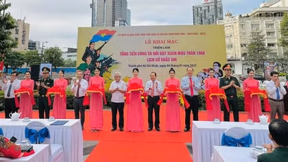 Triển lãm Kỷ niệm 55 năm cuộc Tổng tiến công và nổi dậy Xuân Mậu Thân 1968