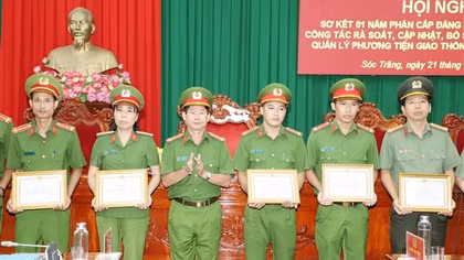 Công an cơ sở ở Sóc Trăng làm tốt công tác đăng ký phương tiện