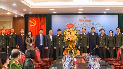 Báo CAND họp mặt cộng tác viên mừng xuân Quý Mão 2023