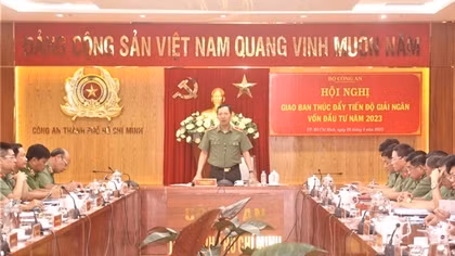 Đảm bảo tiến độ, chất lượng giải ngân vốn đầu tư công tại Công an các đơn vị phía Nam