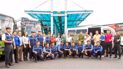 Ra mắt đội hình xung kích phản ứng nhanh về ANTT tại bến xe