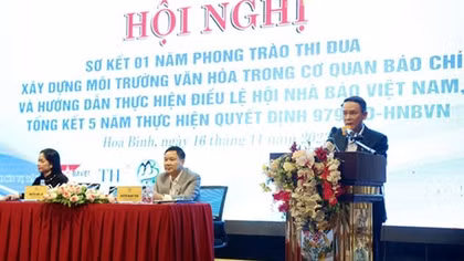Nỗ lực xây dựng môi trường văn hóa trong cơ quan báo chí