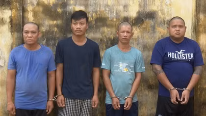 Bắt quả tang nhóm đối tượng cưỡng đoạt tài sản của tiểu thương