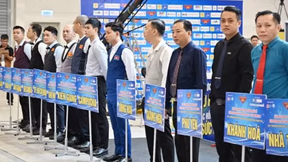 64 cơ thủ tham gia tranh tài tại Billiards Carom 3 băng quốc tế Bình Dương năm 2023 - Cúp Number 1
