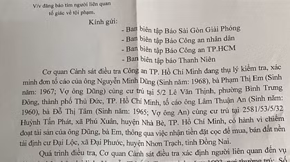 Tìm người phụ nữ liên quan việc chiếm đoạt tài sản qua mua bán đất nền