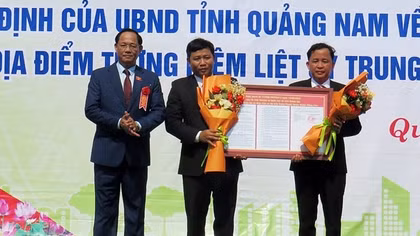 Quảng Nam công bố Nghị quyết của Quốc hội thành lập thị trấn Trung Phước