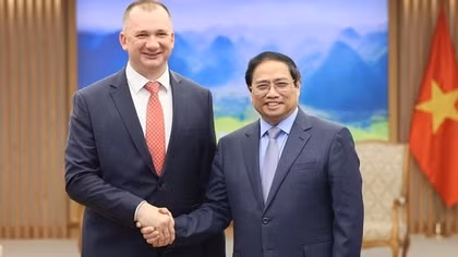Thủ tướng Phạm Minh Chính tiếp Bộ trưởng Bộ Nội vụ Belarus