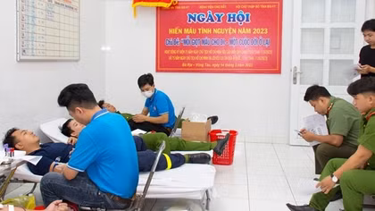 Công an tỉnh Bà Rịa - Vũng Tàu tham gia Ngày hội “Hiến máu tình nguyện”