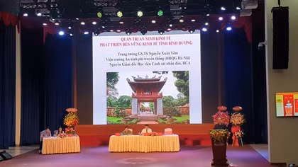 Hội thảo về đảm bảo an ninh kinh tế trên địa bàn tỉnh Bình Dương