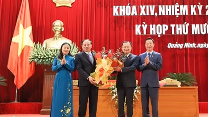 Ông Cao Tường Huy được bầu là Chủ tịch UBND tỉnh Quảng Ninh
