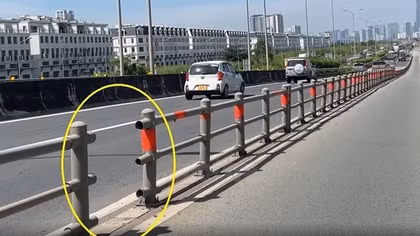 Mật phục bắt đối tượng chuyên trộm thép dải phân cách trên đường dẫn cao tốc