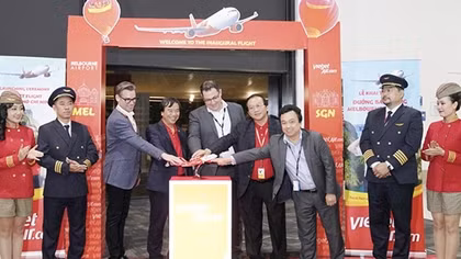 Toàn quyền Úc chúc mừng các đường bay thẳng của Vietjet đến Melbourne, Sydney, Brisbane