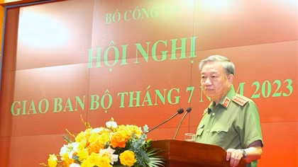 Tập trung thúc đẩy tiến độ các mặt công tác Công an