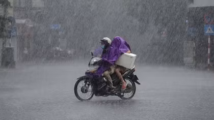 Miền Bắc mưa to, trời mát