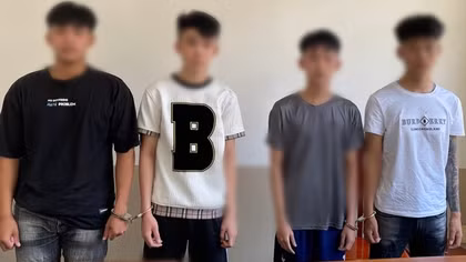 Bắt nhóm cướp “nhí” manh động