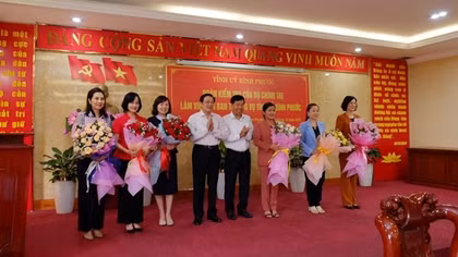 Bình Phước thực hiện tốt công tác cán bộ, nhất là cán bộ lãnh đạo nữ