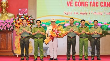 PGS.TS Trần Hồng Quang được điều động làm Phó Giám đốc Công an tỉnh Nghệ An