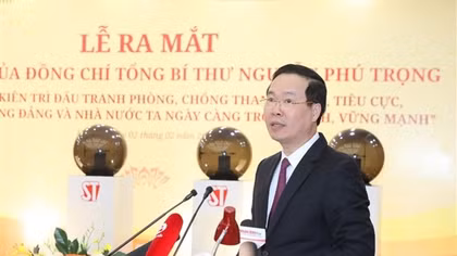 Toàn văn phát biểu của Thường trực Ban Bí thư tại Lễ ra mắt cuốn sách của Tổng Bí thư