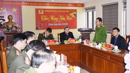 Tăng cường gần 400 cán bộ chiến sĩ Công an tỉnh giữ bình yên địa bàn TP Thanh Hóa