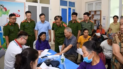 Cục CSĐT tội phạm về ma túy tổ chức chương trình tri ân và an sinh xã hội