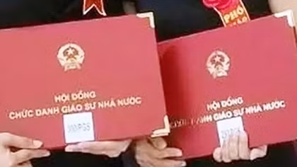 Công bố lịch xét công nhận tiêu chuẩn chức danh GS, PGS năm 2023