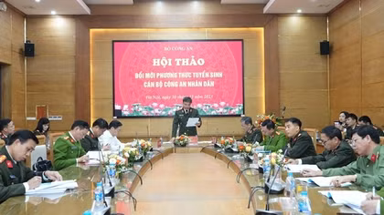 Đổi mới phương thức tuyển sinh cán bộ CAND