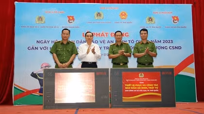 Nhiều hoạt động thiết thực hưởng ứng Ngày hội Toàn dân bảo vệ ANTQ tại Phú Quốc