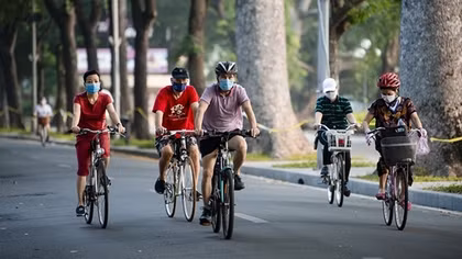 Hà Nội sắp có 2 tuyến đường thí điểm làn dành riêng cho xe đạp