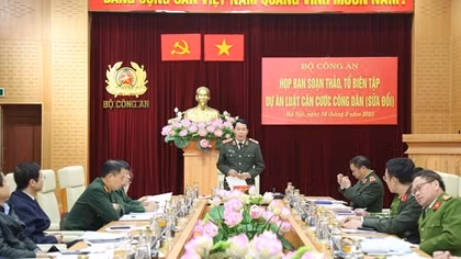 Họp Ban soạn thảo, Tổ biên tập dự án Luật Căn cước công dân (sửa đổi)