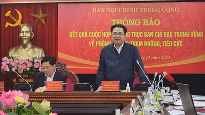 Ban Nội chính Trung ương nói về vụ ông Lưu Bình Nhưỡng, vụ thanh tra NHNN nhận hối lộ