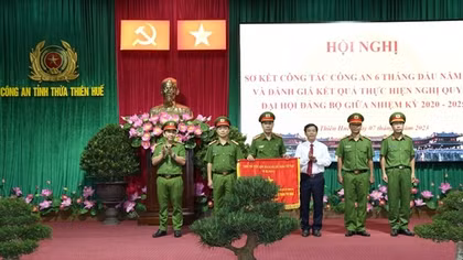 Công an các đơn vị, địa phương sơ kết 6 tháng đầu năm 2023