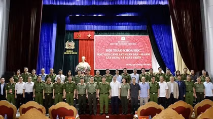 Xây dựng Học viện CSND sớm trở thành cơ sở giáo dục trọng điểm của quốc gia