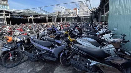 Từ vụ cướp tài sản, phát hiện gần 200 xe máy tang vật trong nhiều vụ án